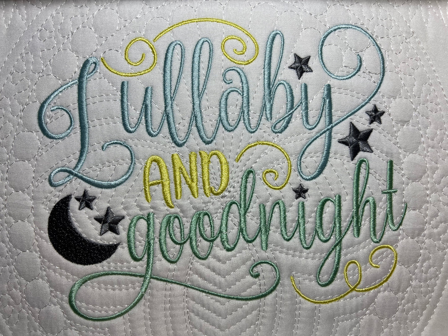 White Embroidered Heirloom Baby Blanket
