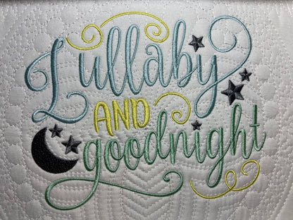 White Embroidered Heirloom Baby Blanket